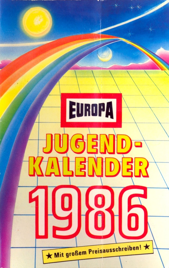 "Jugend-Kalender 1986" von EUROPA, Cover