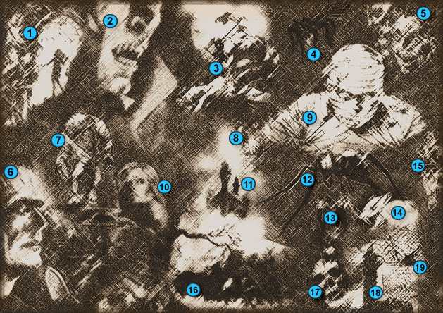 Das Gruselgem�lde: Die einzelnen Motive