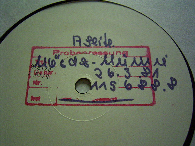 Muster-LP: Die Begegnung mit der M�rder-Mumie, Seite A