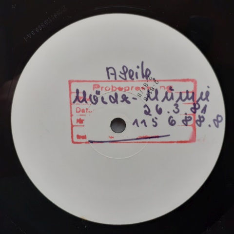 Muster-LP: Die Begegnung mit der M�rder-Mumie, Seite A