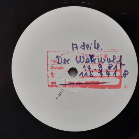 Muster-LP: Die t�dliche Begegnung mit dem Werwolf, Seite A