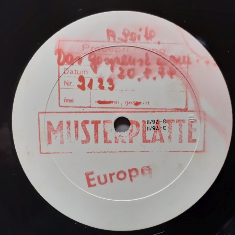 Muster-LP: Das Gespenst vom Schlo�hotel, Seite A