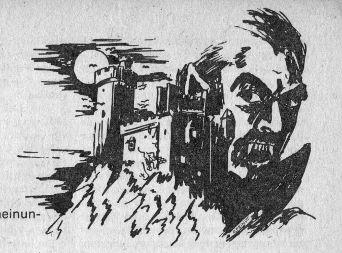 Geister-Krimi - Schloß mit Vampir (Vignette auf der Titelseite, hier: Heft Nr. 5)